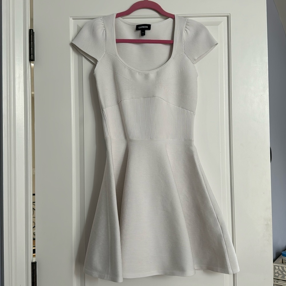 Express rib knit bandage dress